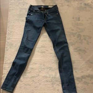 Rag & bone skinny blue jeans size 26